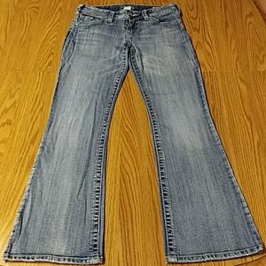 Silver Suki Light Washed Embroidered Jeans 27x29